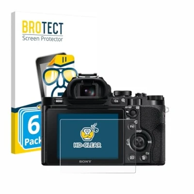 Afbeelding van BROTECT Screenprotector voor Sony Alpha 7 (ILCE 7) Folie Beschermfolie transparant (6 Stuks)