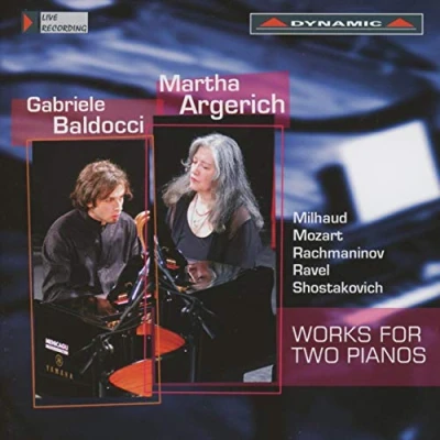 Afbeelding van Martha Argerich &amp; Gabriele Baldocci Works For Two Pianos (CD)