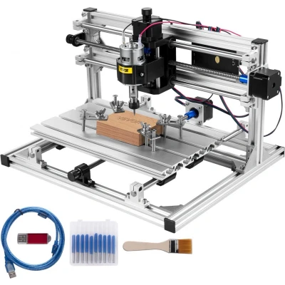 Afbeelding van DIY CNC machinekit 3018 GRBL besturingsgraveermachine 3 assige freesmachine voor hout PVB PCB