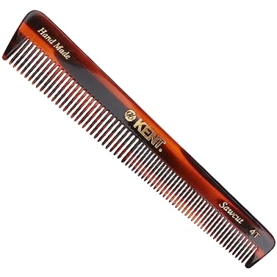 Afbeelding van Kent Borstels Handgemaakte Kammen Range 4T Medium Size Grove en Fijne Kam
