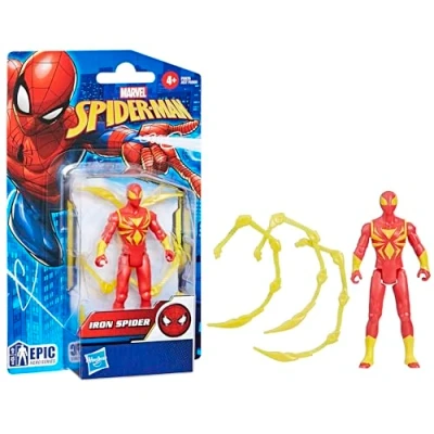 Afbeelding van Marvel Spider Man Epic Hero Series Iron Actiefiguur, 10 cm groot