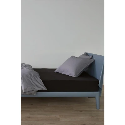 Afbeelding van Split Topper Hoeslaken Beddinghouse Zwart (Jersey) 180 x 200/220 cm