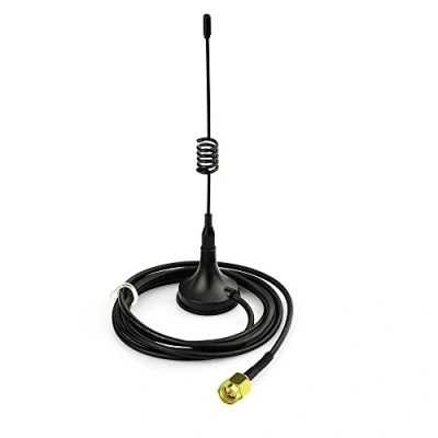 Afbeelding van Eightwood SMA Antenne 433 MHz 3dbi Mannelijke Adapter met Magnetische Basis 3M 9.8ft Verlengkabel voor CB Radio Zender Ontvanger Module Draadloze walkie talkie Ham