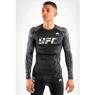 Afbeelding van UFC Venum Authentic Fight Week Men&#039;s Performance Long Sleeve Rashguard Zwart XL
