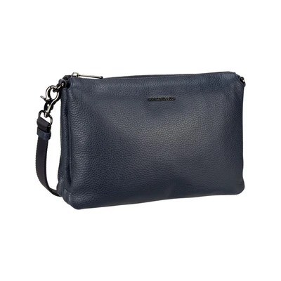 Afbeelding van Mandarina Duck, Mellow leren crossover, dames, Jurk Blauw