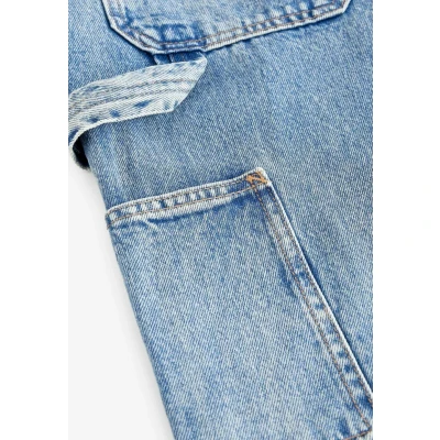 Afbeelding van Next Carpenter WIDE Relaxed fit jeans, Dames, Maat: 36xS, Mid blue
