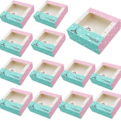 Afbeelding van 20 Stuks Cupcake Box，Cupcake Muffin Box，Geldt Ook voor Snoep, Chocolade, Koekjes, Koekjes en Andere Kleine Geschenken