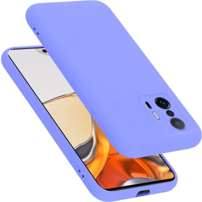 Afbeelding van Cadorabo Hoesje geschikt voor Xiaomi 11T / PRO Case in LIQUID LICHT PAARS Beschermhoes TPU silicone Cover