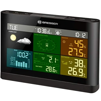 Afbeelding van Bresser Weerstation Basisstation Compatibel met 7002550 Zwart