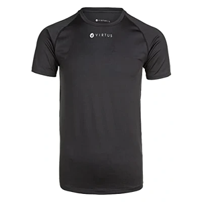 Afbeelding van Virtus Tshirt basic, Heren, Maat: Large, Black