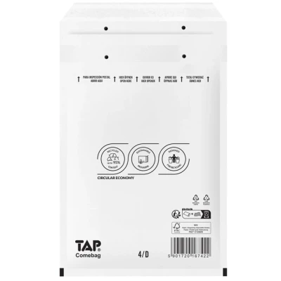 Afbeelding van Envelop TAP Comebag luchtkussen nr14 200x275mm 100 stuks