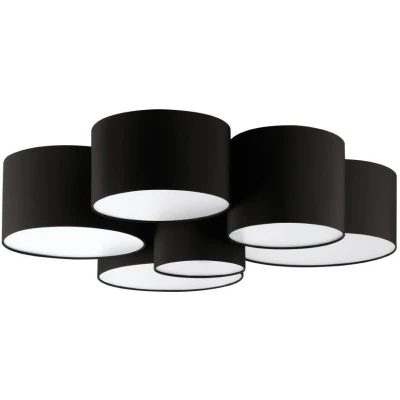 Afbeelding van EGLOÂ PastoreÂ 2Â PlafondlampÂ Â E27Â Ã ̃Â 99Â cmÂ Wit/Zwart