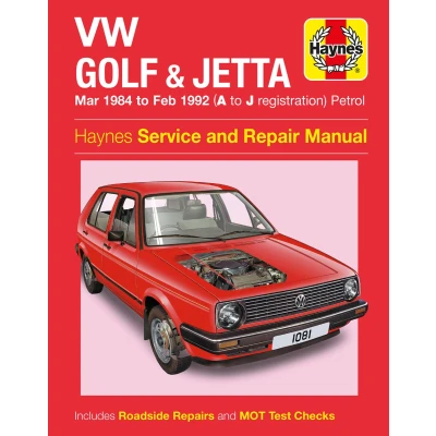 Afbeelding van VW Golf &amp; Jetta MK 2 Petrol 84 92