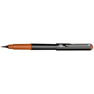 Afbeelding van Pentel Arts Gfkpn Penseel Pocket Brush met bloedpigmenten + 4 patronen