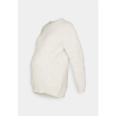 Afbeelding van Mamalicious Mlrobin Trui, Dames, Maat: 34, Whitecap gray