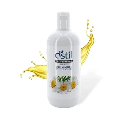 Afbeelding van Kamille olie, 500 ml, nabehandelingsolie na het waxen, waxresten verwijderen, lichaamsverzorging, waxing, ontharing, onthaaeing