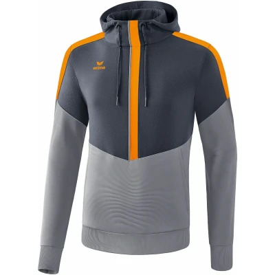 Afbeelding van Erima Squad sweatshirt met capuchon slate grey/monument grey/ new orange 34 / 164