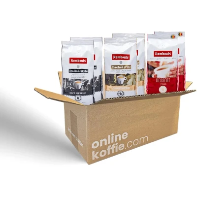 Afbeelding van Koffiebonen Aanbieding Proefpakket Rombouts 3000gr