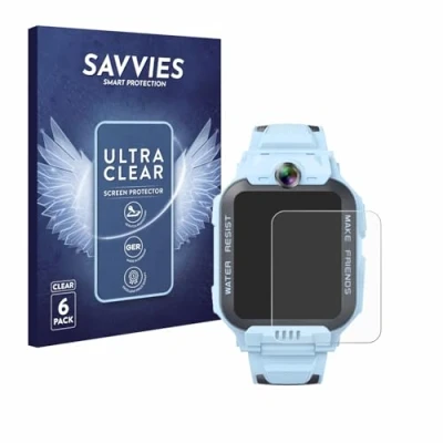 Afbeelding van Savvies (6 Stuks) Schermbeschermer voor Imoo Watch Phone Z7 Screen Protector Ultra Transparant