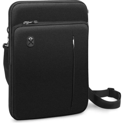 Afbeelding van Laptop schoudertas voor 13,6 inch MacBook Air M2 2022, 13 Pro 2022 2016, 14 A2779 A2442 2023 2021, 22 20 18, laptoptas met accessoiretas
