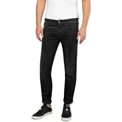 Afbeelding van Replay heren Jeans Anbass Hyper Cloud, zwart (098 zwart), 28W / 30L