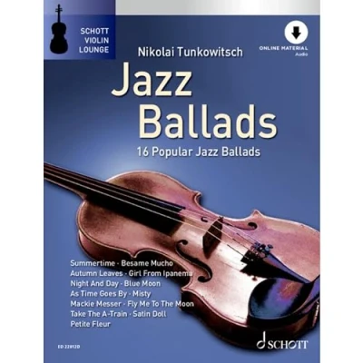 Afbeelding van Jazz Ballads: 16 Famous Ballads. violin.