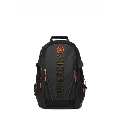 Afbeelding van Superdry Vrouwen Tarp Rugzak met Borduurwerk Zwart Grootte: 1SIZE
