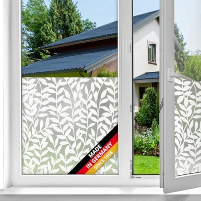 Afbeelding van d c fix Raamfolie privacy Jane static cling premium 67,5 cm x 1,5 m mat glas folie sticker ondoorzichtig voor thuis, keuken, badkamer &amp; kantoor