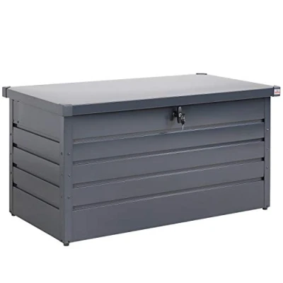 Afbeelding van Gardebruk Opbergbox staal met slot 120 x 62 63 cm weerbestendig