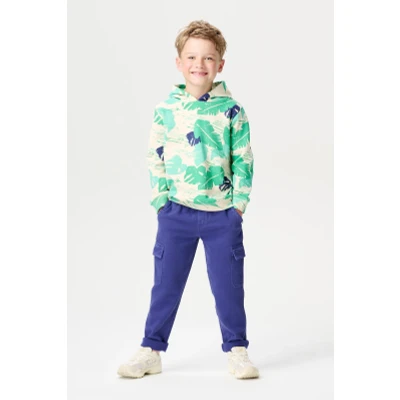 Afbeelding van Noppies Trui Lynden Leaf pattern Off white Maat 134