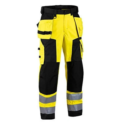 Afbeelding van Blaklader Werkbroek softshell High Vis 1567 2517 Geel/Zwart