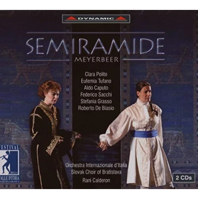 Afbeelding van Orchestra Internazionale d&#039;Italia, Cora Camera Di Bratislava, Rani Calderon Meyerbeer: Semiramide (2 CD)