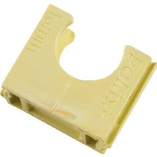 Afbeelding van Polfix klembeugel drukzadel 16mm 5/8 creme 150 stuks