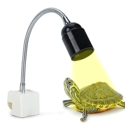 Afbeelding van Reptielen Lamp Schildpad Warmte Zonnebaden Reptiel uva/uvb lamphouder Basking