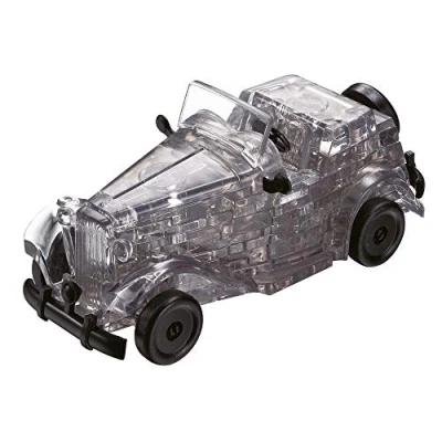 Afbeelding van HCM Kinzel HCM59134 Kristallen puzzel: 3D Oldtimer Zwart, 53 stukjes (EN, DE), vanaf 14 jaar (53 onderdelen)