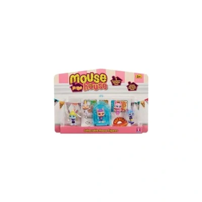 Afbeelding van Millie and Friends Mouse in The House CO07708 5 figuren, speelgoed, verzamelstuk, imaginatief voor kinderen van 3 tot 7 jaar