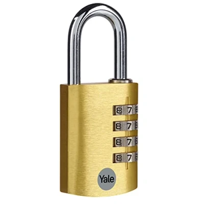 Afbeelding van Yale YE3CB/38/131/GO Veiligheidsslot met combinatie, zwart, 38 mm, YE3CB