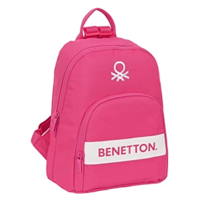 Afbeelding van Casual Rugtas Benetton Raspberry Fuchsia 13 L