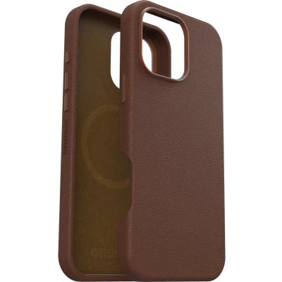 Afbeelding van iPhone 16 Pro Max Cactus leren hoesje Otterbox Symmetry Magsafe Backcover Rich Adobe