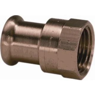 Afbeelding van VSH XPress Koper schroefbus 28 mm pers x 3/4&quot; bi.dr.