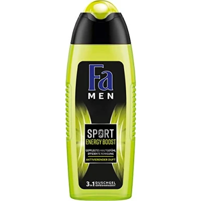 Afbeelding van FA Men Sport Energy Boost Douchegel, 3 in 1, met activerende geur, per stuk verpakt (1 x 250 ml)