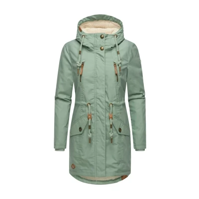 Afbeelding van Ragwear Elsie Winterjas, Dames, Maat: XS, Dusty green