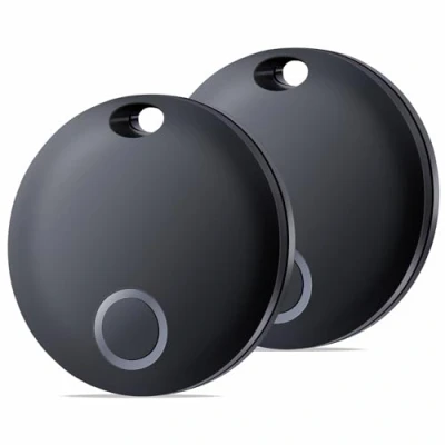 Afbeelding van Reyke Smart Tag Pro, koffertracker, compatibel met Apple Waar is? APP (alleen iOS) sleutelvinder voor sleutels, bagage, koffer, portefeuille, IP67 waterdicht, verpakking van 2 stuks
