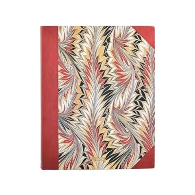 Afbeelding van Rubedo (Cockerell Marbled Paper) Ultra 12 month Day at a time Softcover Flexi Dayplanner 2025 (Elastic Band Closure): jeden dzień na stronie, zamykany gumkę, papier 80 gsm