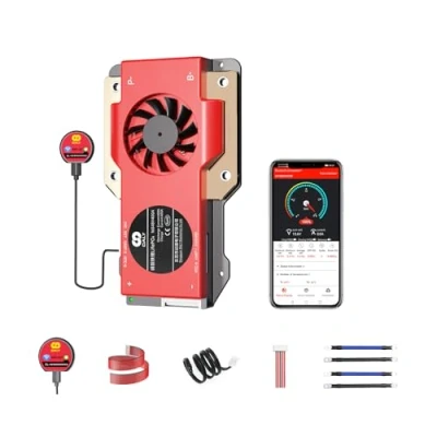Afbeelding van DALY Smart 16S BMS 48V met WiFi module en CAN 485 communicatie Protection Board voor LifePO4 Lithium accupack (16S + RS485 ViFi module， 400A)