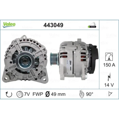 Afbeelding van Valeo Alternator/Dynamo 443049