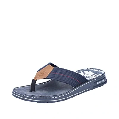Afbeelding van Rieker 21280 Flipflop voor heren, blauw, 40 EU
