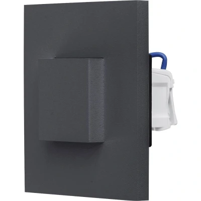 Afbeelding van EVN LQ41840AD Lichttechnik LED wandinbouwlamp vast ingebouwd 1.8 W Antraciet