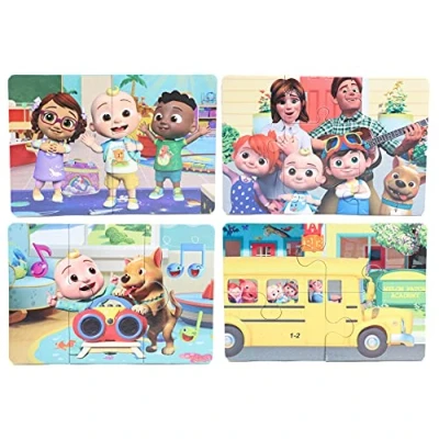 Afbeelding van Toyland® Cocomelon My First Puzzles 4 legpuzzels Peuterspeelgoed Leeftijd 18 maanden +