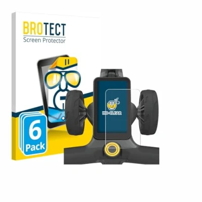 Afbeelding van BROTECT Screenprotector voor PowaKaddy CT12 GPS Folie Beschermfolie transparant (6 Stuks)